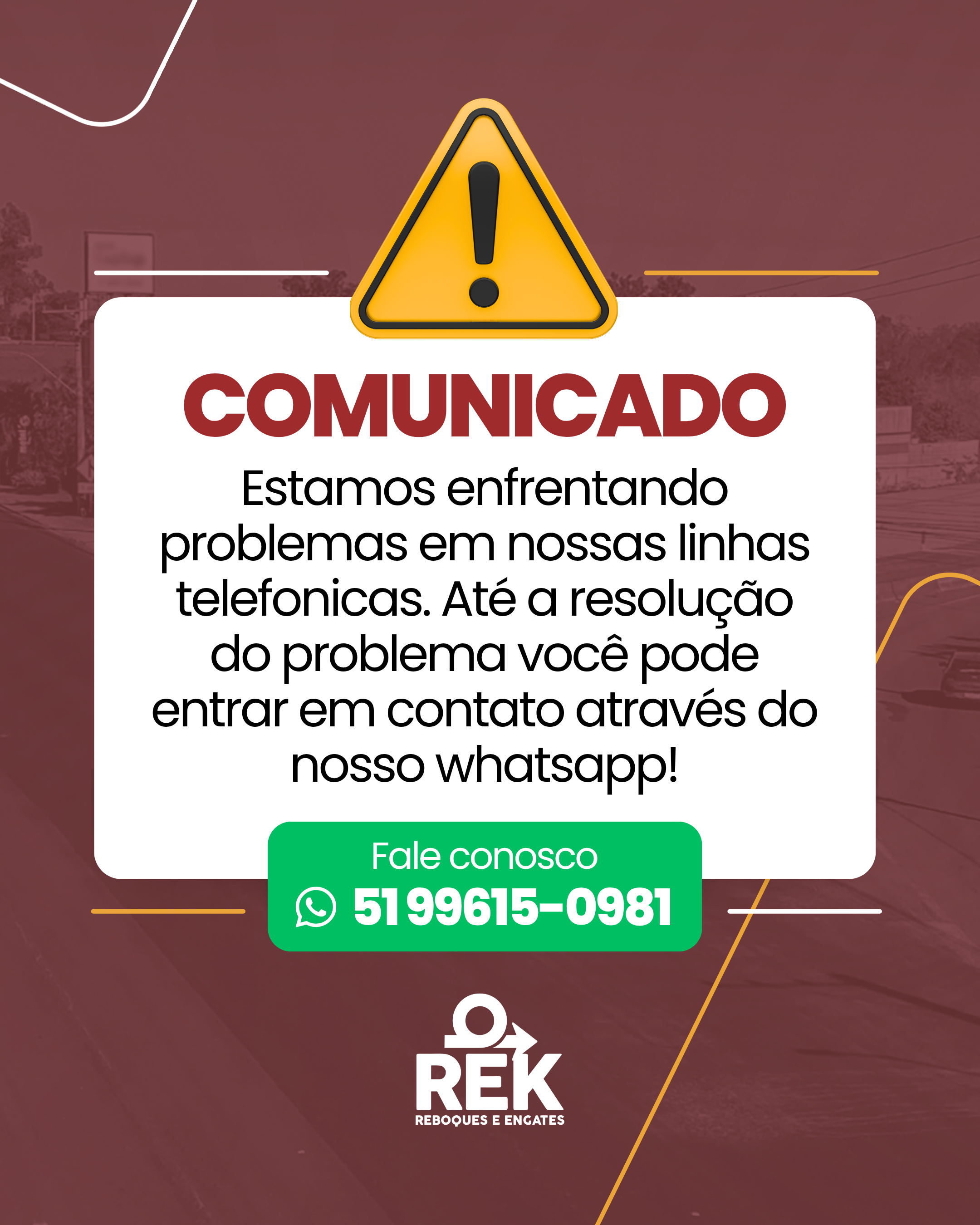 Aviso Importante