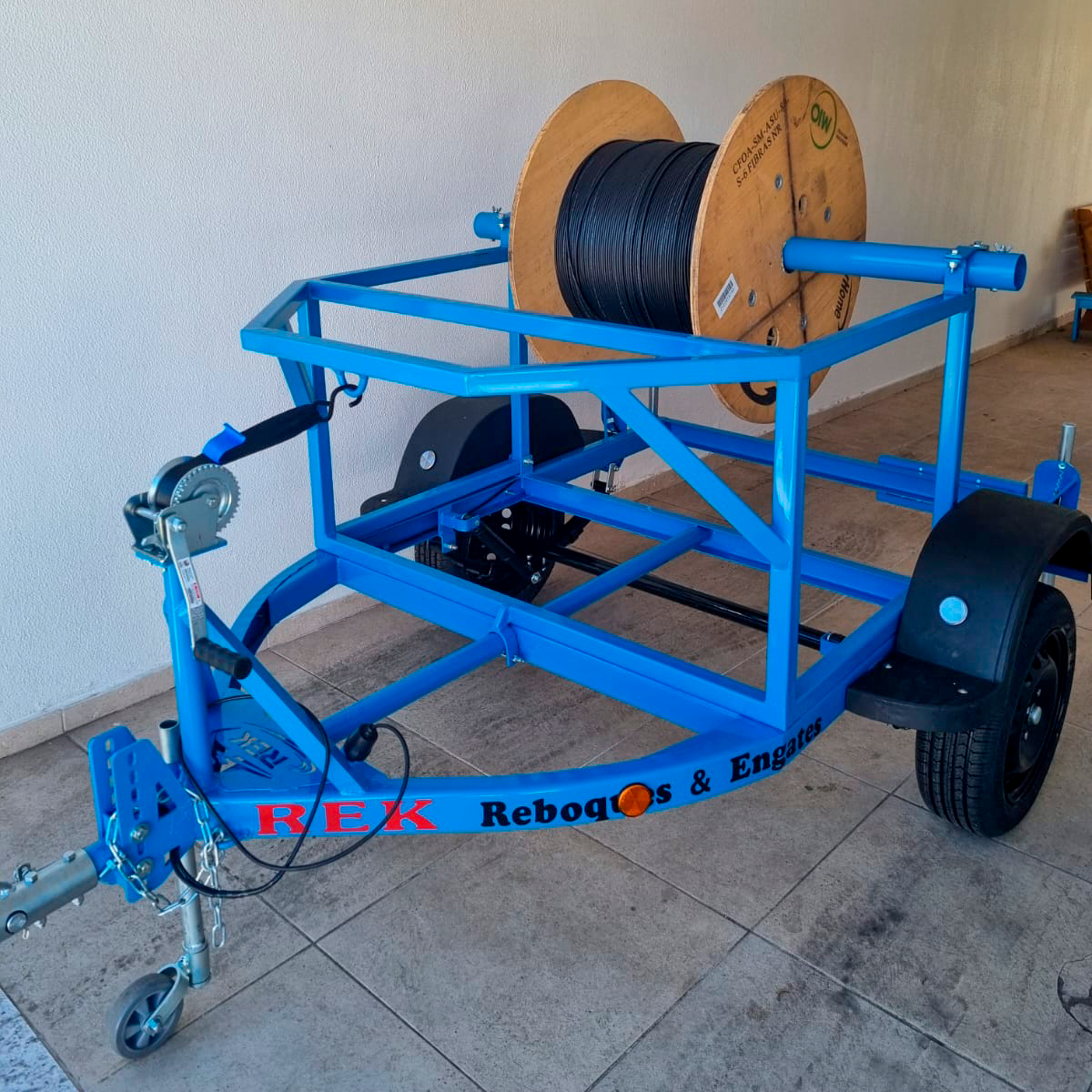 Reboque de Carga para Bobinas