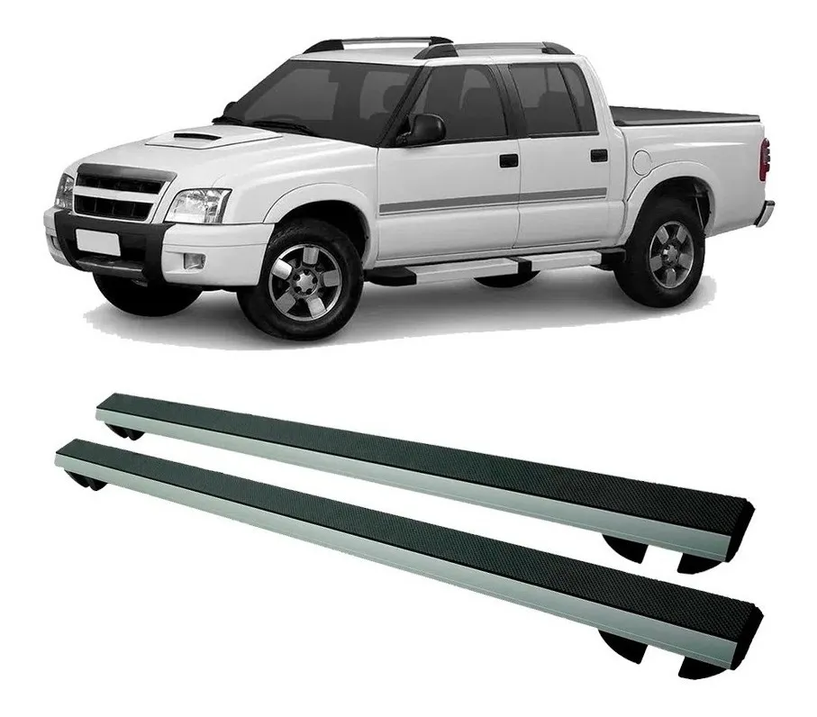 Rack De Teto S10 Cd 2009 Em Diante 4 Portas Long Life Grip