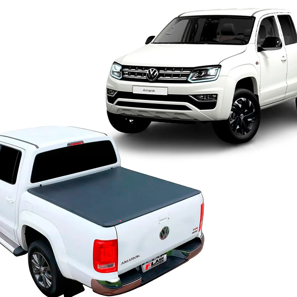 Capota Lona Marítima Amarok Cabine Dupla 2010 até 2025  Flash Cover