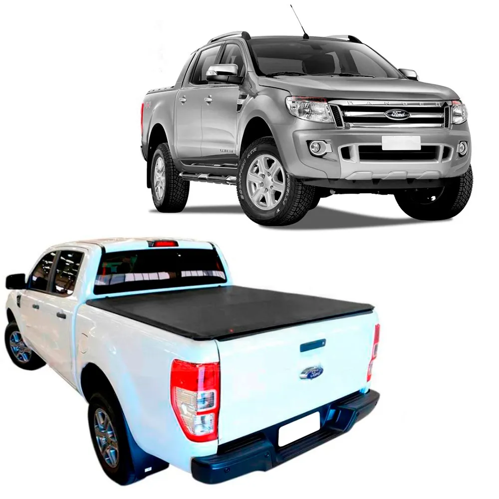 Capota Lona Marítima Ranger XLS Cabine Simples 2012 Até 2023 Flash Cover